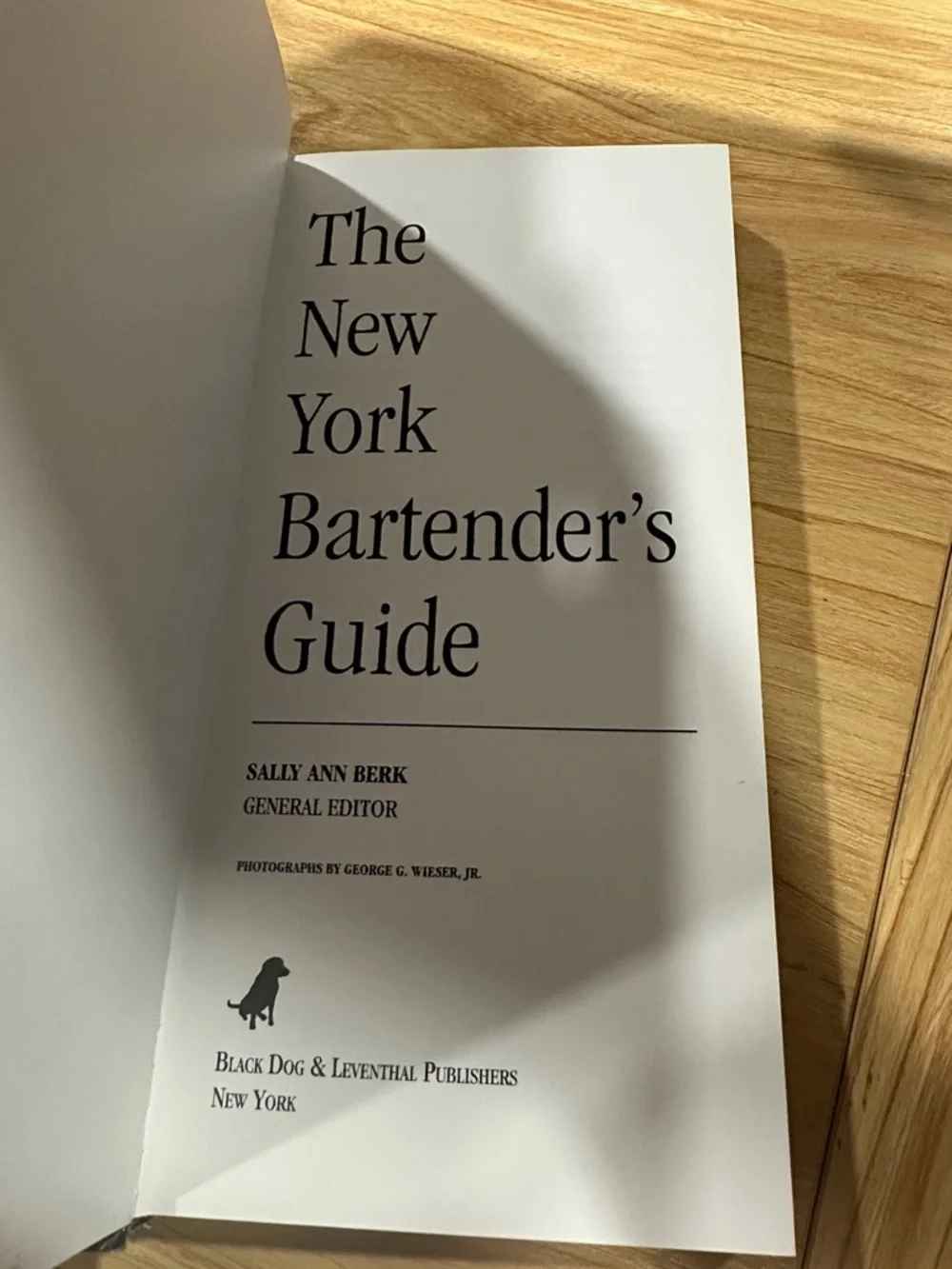 The New New York Bartender's Guide by - Black Cover book